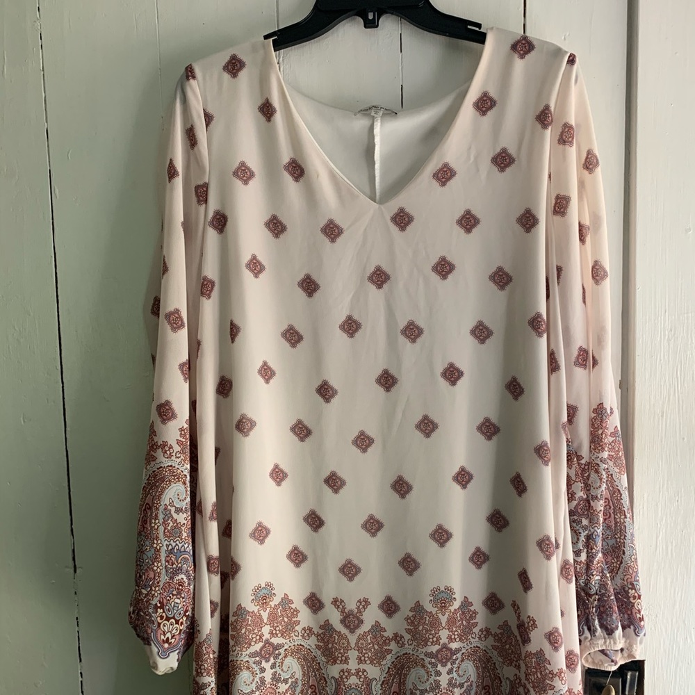open long sleeve dress